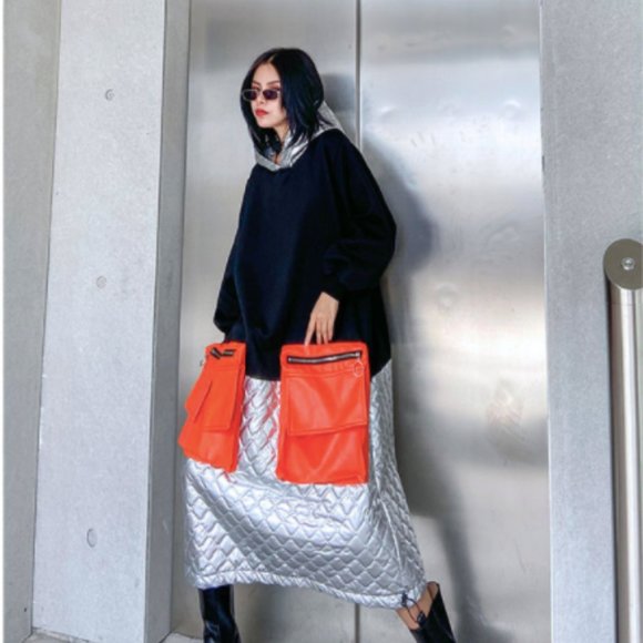 Color Block Patch Work Dress 🚧 - Picture 2 of 5